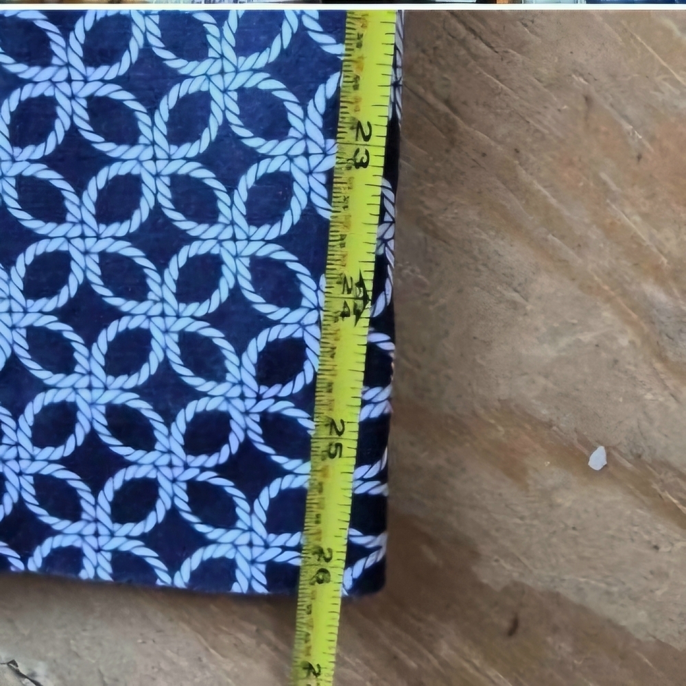 Michael Kors Blue Patterned Capri Pants Size 10 (CAP20) - Picture 6 of 13